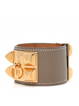 Epsom Collier de Chien CDC Bracelet T3 Etoupe