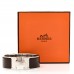 Enamel Wide Clic Clac H Bracelet GM Cachou