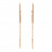 18K Rose Gold Diamond Ever Chaine D'Ancre Earrings