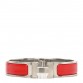 Enamel Narrow Clic Clac H Bracelet PM Rouge Vif