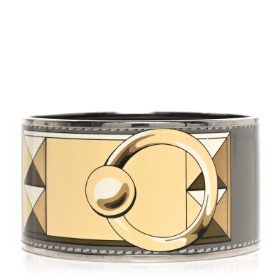 Enamel Printed Collier De Chien Extra Wide Bracelet 65