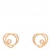 18K Rose Gold Diamond TPM Vertige Coeur Earrings