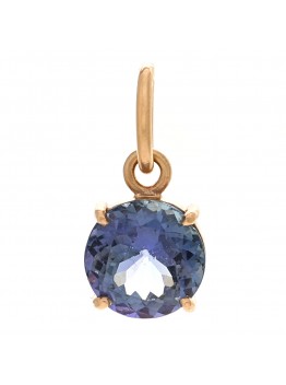 18K Rose Gold Tanzanite Pendant