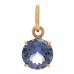 18K Rose Gold Tanzanite Pendant