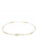 18K Yellow Gold Bar by the Inch Bracelet
