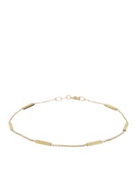 18K Yellow Gold Bar by the Inch Bracelet