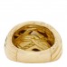 18K Yellow Gold Grey Diamond Lahar Dome Ring 54 7
