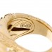 18K Yellow Gold Grey Diamond Lahar Dome Ring 54 7