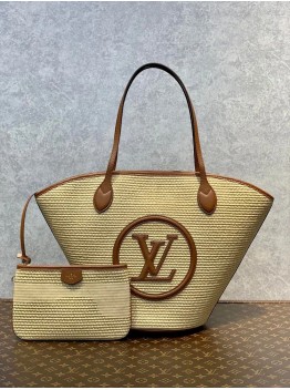L M59963 Louis Saint Jacques Bag Caramel Brown/black