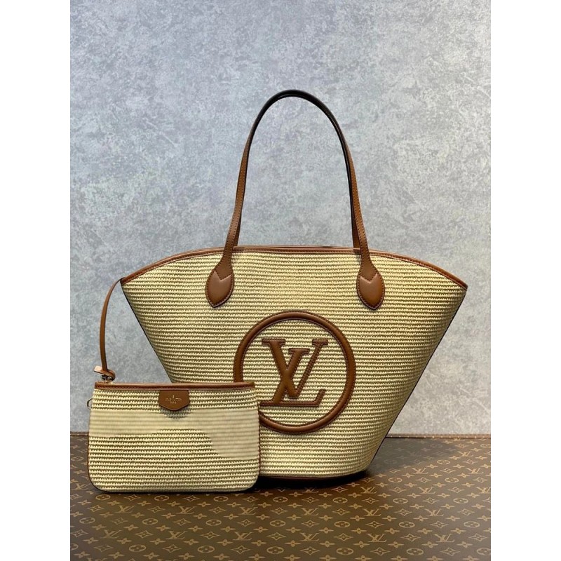 L M59963 Louis Saint Jacques Bag Caramel Brown/black