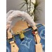 Louis new arrival denim speedy 25 bag