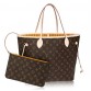 L-bag Neverfull MM Bag Monogram Canvas M40997