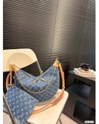 Louis new arrival hobo denim bag size: 41* 24 cm