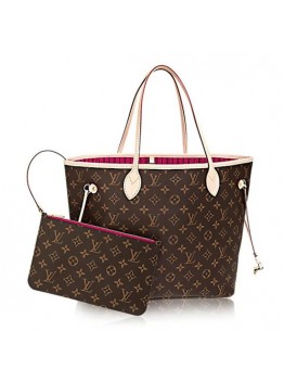L M41178 Neverfull MM Shoulder Bag Monogram Canvas