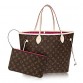 L M41178 Neverfull MM Shoulder Bag Monogram Canvas