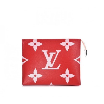 L Monogram Giant Toiletry Pouch 26 Rouge