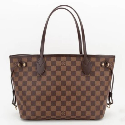 L N51109 Neverfull PM Shoulder Bag Damier Ebene Canvas
