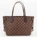 L N51109 Neverfull PM Shoulder Bag Damier Ebene Canvas