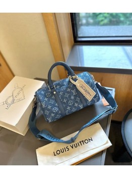 Louis Lvkeepall new arrival denim bag size: 25 * 12 cm