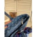 Louis new arrival denim neverfull bag size: 46*28*15 cm