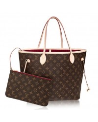 L Neverfull MM Bag Monogram Canvas M40996