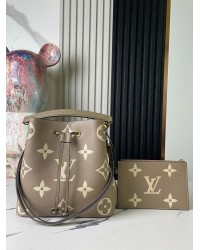 LOUIS Monogram Empreinte NeoNoe bag size : 26.0 x 26.0 x 17.5cm