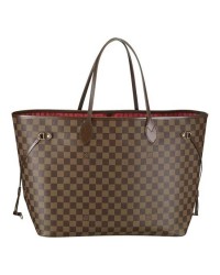 L N51106 Neverfull GM Shoulder Bag Damier Ebene Canvas