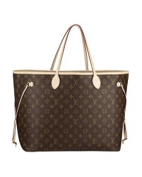 L M40157 Neverfull GM Shoulder Bag Monogram Canvas