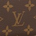 L Monogram Canvas Clemence Wallet M60742 Fuchsia