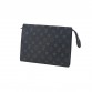 L-bag Monogram Clutches Black