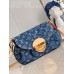 Louis Monogram Denim size : 27 x 18 x 3 cm