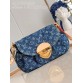 Louis Monogram Denim size : 27 x 18 x 3 cm