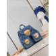 Louis Monogram Denim backpack bag size : 21-12-23 cm