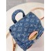 Louis Monogram Denim backpack bag size : 21-12-23 cm