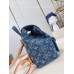 Louis Monogram Denim backpack bag size : 21-12-23 cm