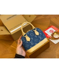 Louis Alma bb denim bag size :  20*14cm
