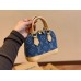 Louis Alma bb denim bag size :  20*14cm