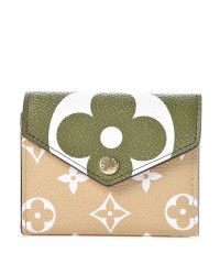 L Monogram Giant Zoe Wallet Khaki