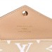 L Monogram Giant Zoe Wallet Khaki