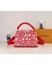 Louis x YK Capucines Taurillon new arrival bag size : 27 x 18 x 9 cm