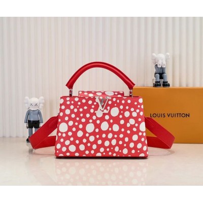 Louis x YK Capucines Taurillon new arrival bag size : 27 x 18 x 9 cm