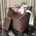 L N41603 Neverfull MM Shoulder Bag Damier Ebene Canvas