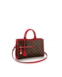 L-bag Monogram Canvas POPINCOURT PM RED