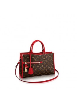 L-bag Monogram Canvas POPINCOURT PM RED