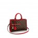 L-bag Monogram Canvas POPINCOURT PM RED
