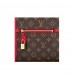 L-bag Monogram Canvas POPINCOURT PM RED