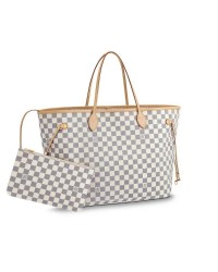 L Damier Azur Canvas Neverfull GM N41360