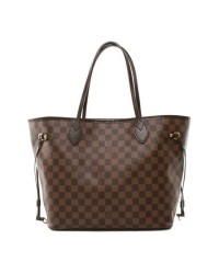 L N51105 Neverfull MM Shoulder Bag Damier Ebene Canvas