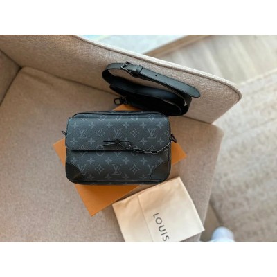 L steamer trunk men bag