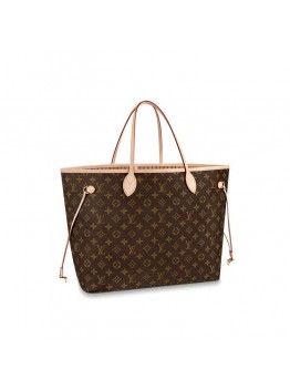L Monogram Canvas Neverfull GM M40990 Beige